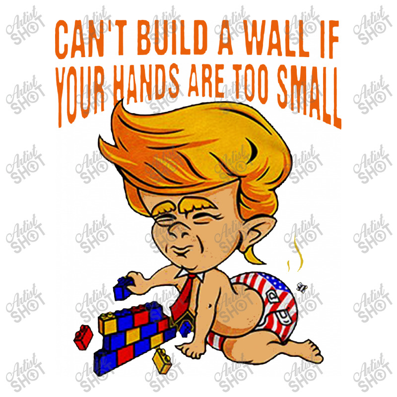 Funny Trump Can’t Build A Wall Stainless Steel Water Bottle | Artistshot