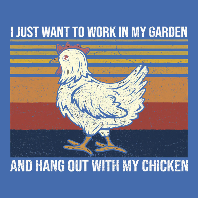 I Just Want To Work In My Garden And Hang Out Chicken 128 Fashion Visor by pester | Artistshot