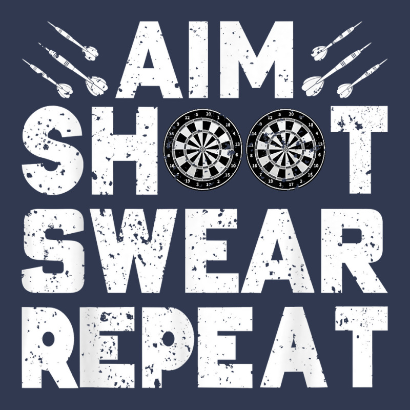 Darts Aim Shoot Swear Repeat Dartboard Funny Dart Player T Shirt Fashion Visor by sugruewxrivestsxe | Artistshot