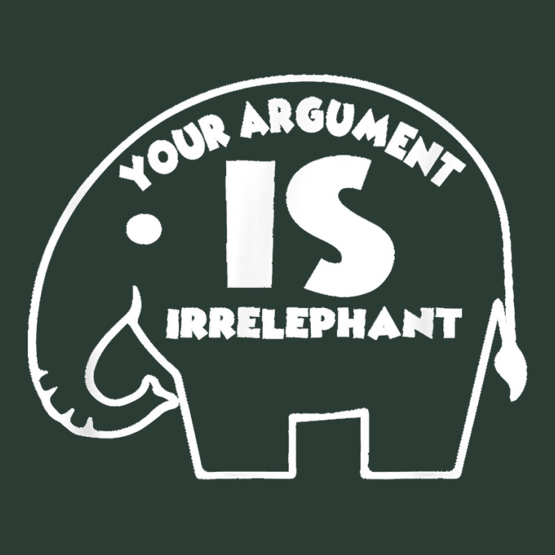 Your Argument Is Irrelephant Funny Elephant Pun Jokes Memes Fashion Visor by WirtzRichard | Artistshot