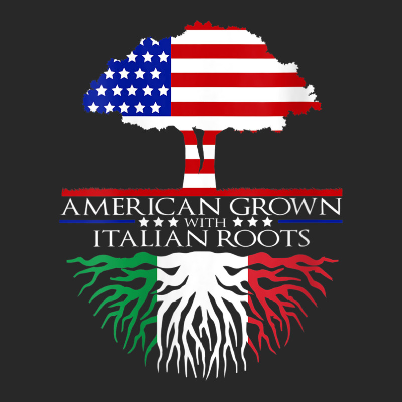 Womens Italian Roots American Grown Tree Flag Usa Italy V Neck T Shirt Fashion Visor by KaseeDheera | Artistshot