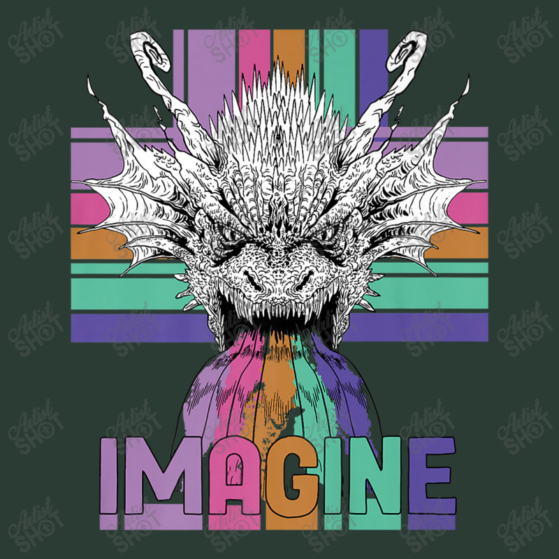 Imagine Great Dragon Vintage Cool Art Great Women Men Fashion Visor by HailieDesign | Artistshot