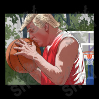 Donald Trump Kissing A Basketball Election 2024 Seamless Cap | Artistshot