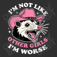 I’m Not Like Other Girls I’m Worse Round Leatherette Patch | Artistshot