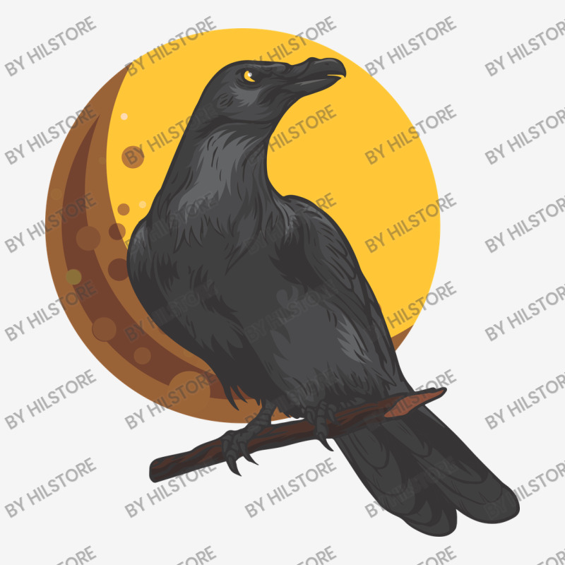 Crow, Bird, Birds, Black, Moon, Animal, Animals Classic T-shirt by HILstore | Artistshot