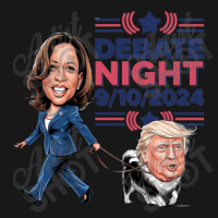 Funny Kamala Dog Walks Trump Flannel Shirt | Artistshot