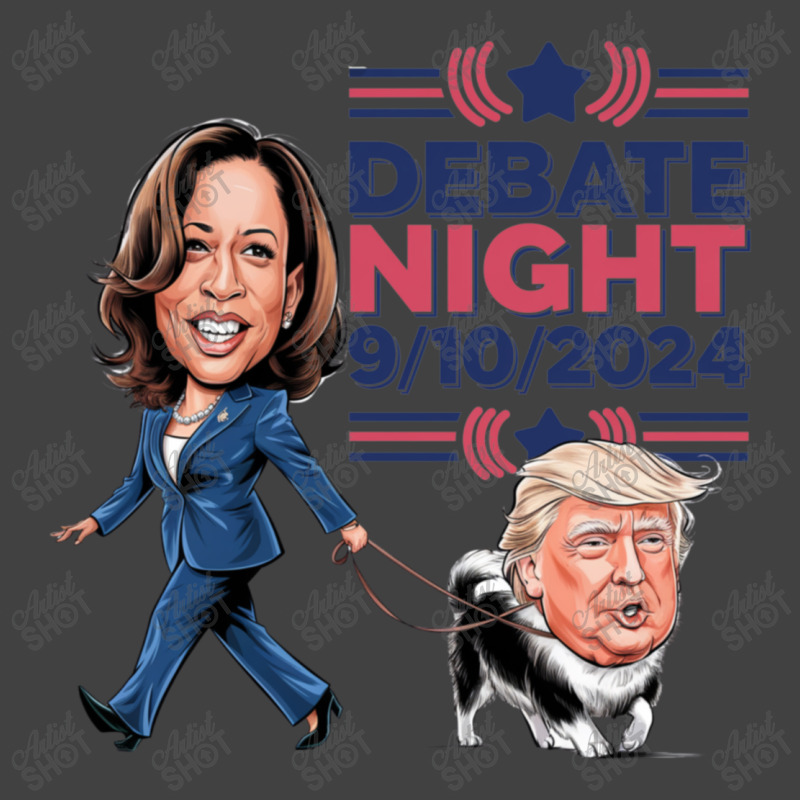 Funny Kamala Dog Walks Trump Vintage T-shirt | Artistshot