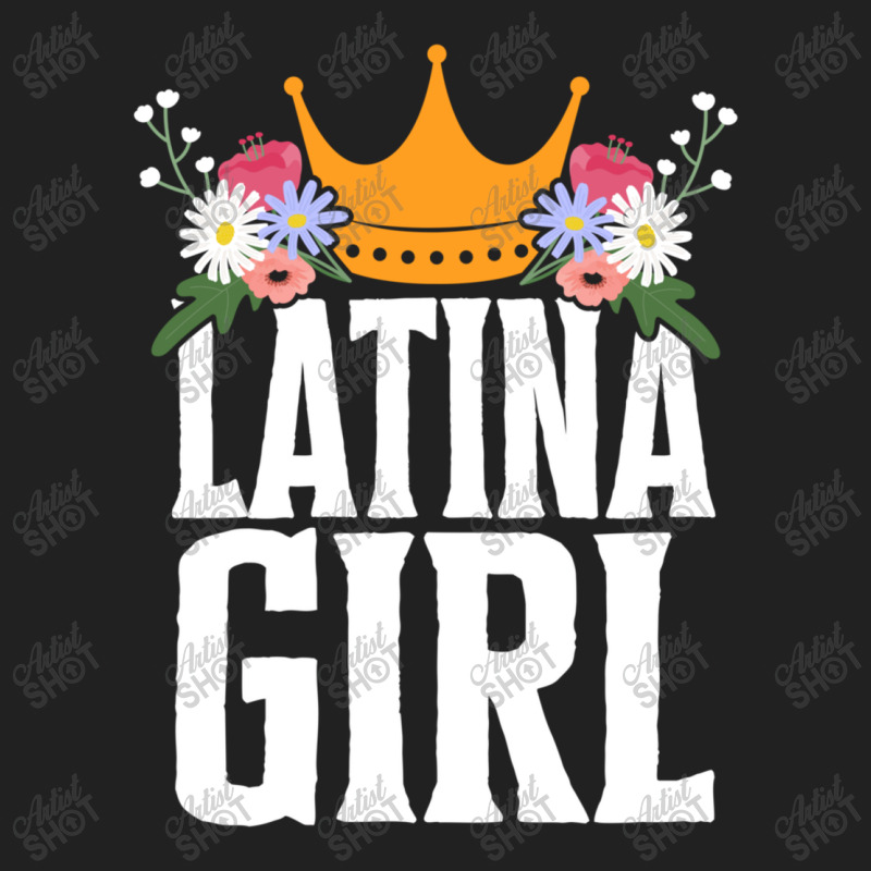 Hispanic Latina Girl Basic T-shirt by Kasey | Artistshot