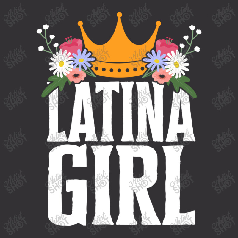 Hispanic Latina Girl Vintage Hoodie by Kasey | Artistshot