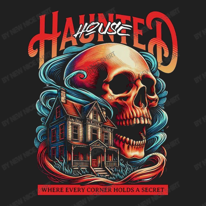 House Haunted Drawstring Bags | Artistshot