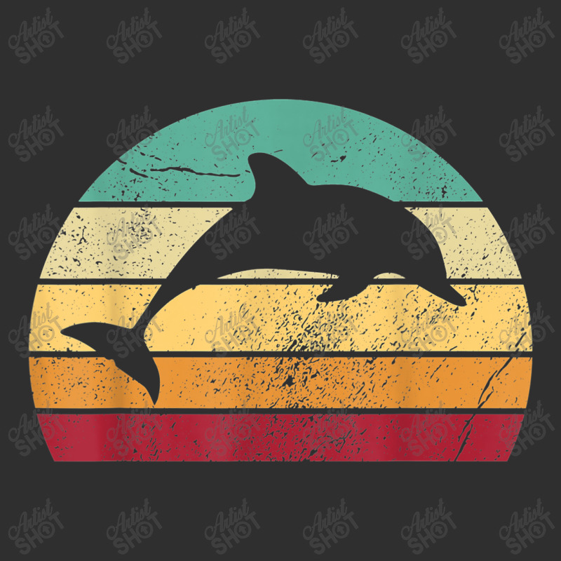 Save The Dolphin Round Leatherette Patch | Artistshot