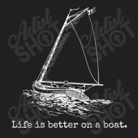 Life Is Better On A Boat Sailboat Drawstring Bags | Artistshot