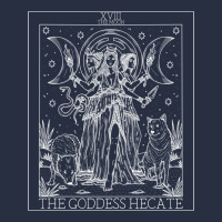 Hecate Tarot Card Triple Moon Goddess Witch Wiccan Pagan Sweatshirt Retro Trucker Cap | Artistshot