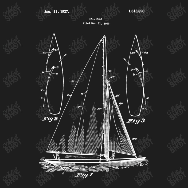 Vintage Sailboat Sailing Sailboating Classic T-shirt | Artistshot