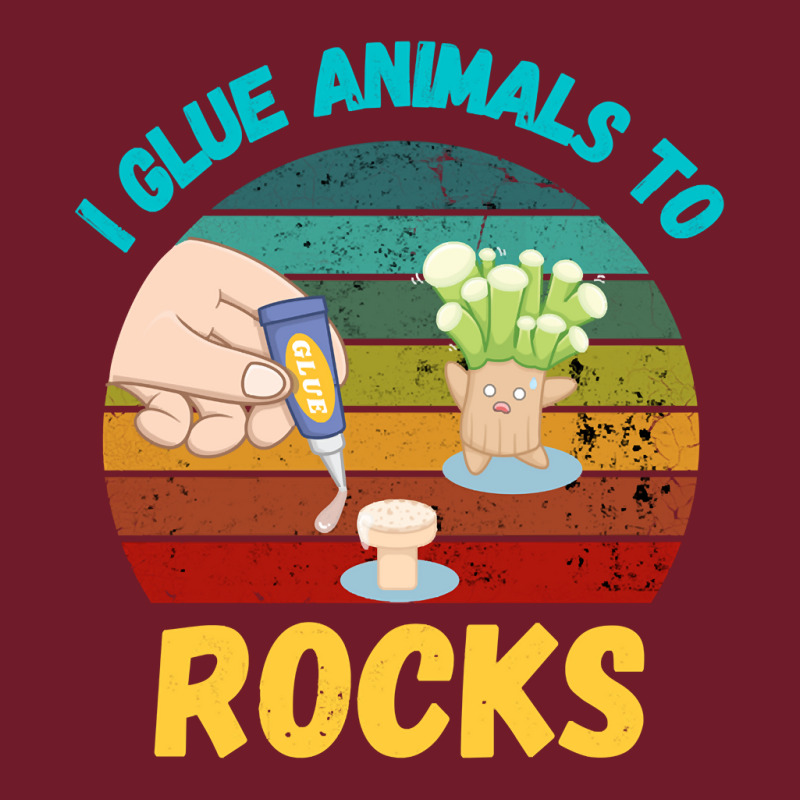 Saltwater Aquarium Fish Tank I Glue Animals To Rocks Pullover Hoodie Retro Trucker Cap by cm-arts | Artistshot