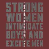 Strong Women Intimidate Boys And Excite Men T Shirt Seamless Cap | Artistshot