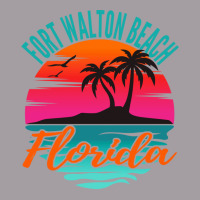 Fort Walton Beach Florida Palm Tree Island Pink Sunset Pullover Hoodie Seamless Cap | Artistshot