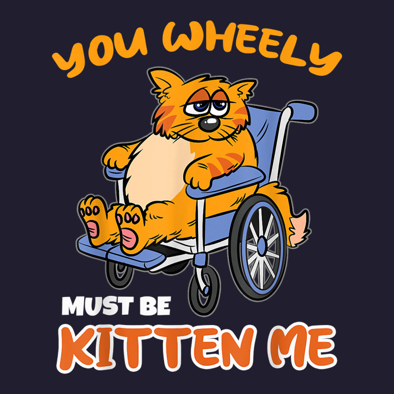 Funny Disabled Handicapped Wheelchair Cat Humor T Shirt Seamless Cap by leiseyxlmorit | Artistshot