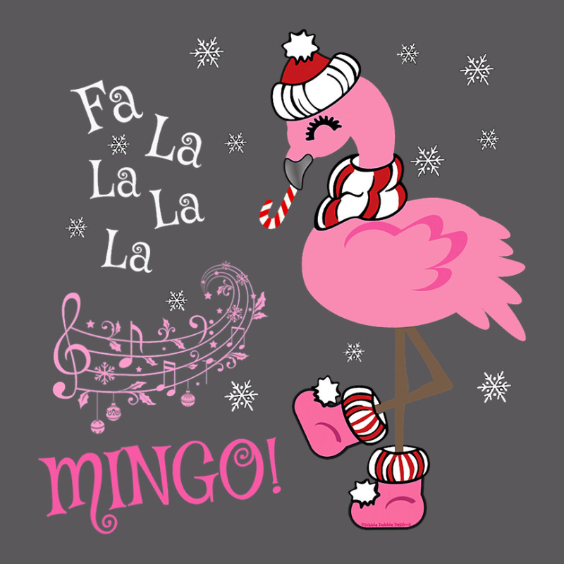 Cute Fa La La Mingo Candy Cane Christmas Flamingo Seamless Cap | Artistshot