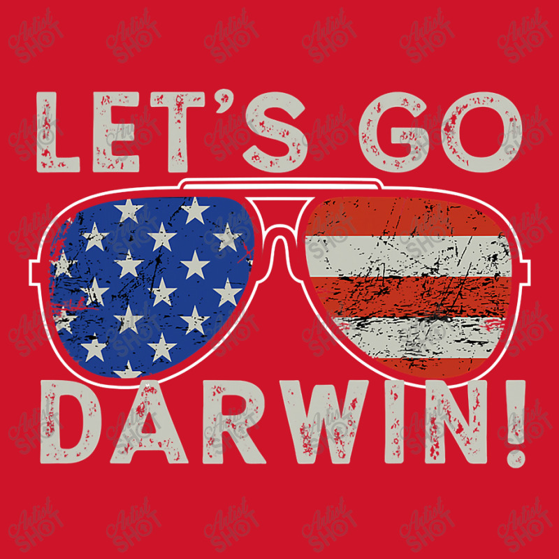 Aviator Sunglasses American Flag Let’s Go Darwin Yupoong Trucker Cap by new121 | Artistshot