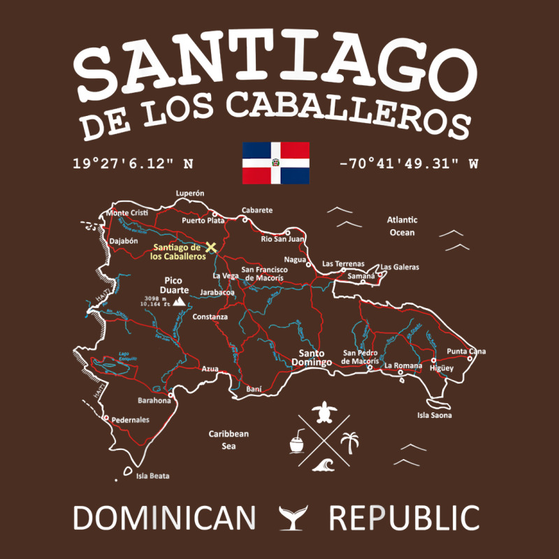 Santiago De Los Caballeros Dominican Republic Map Flag Yupoong Trucker Cap by SelwynOman | Artistshot