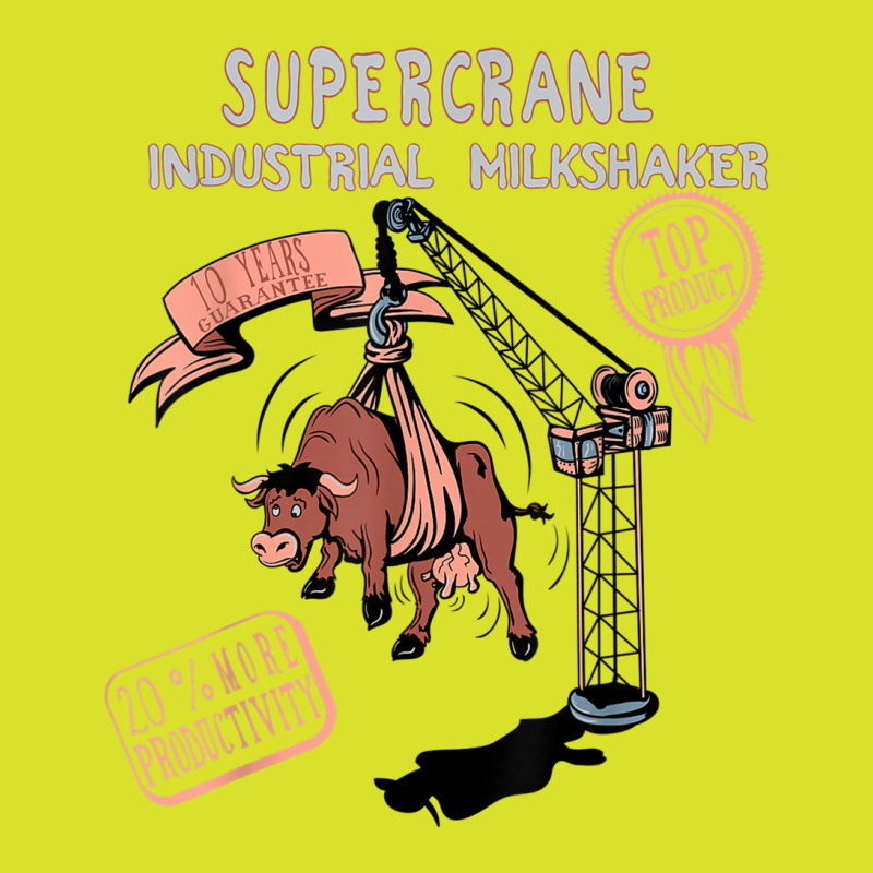 Cow Industrial Milkshake Machine T Shirt Foam Snapback Hat | Artistshot