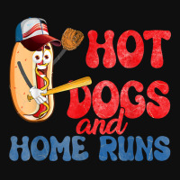 Hot Dogs And Home Runs Hotdog Baseball Touchdown T Shirt Foam Snapback Hat | Artistshot