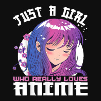 Anime Gifts For Teen Girls Just A Girl Who Loves Anime Foam Snapback Hat | Artistshot