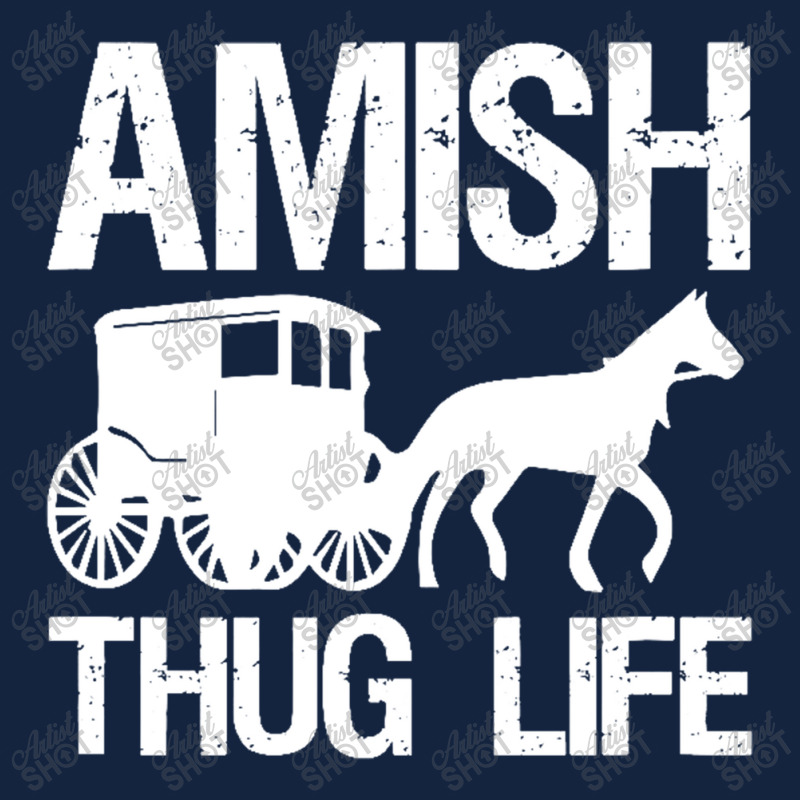 Amish Thug With Horse & Buggy Gangster Foam Snapback Hat | Artistshot