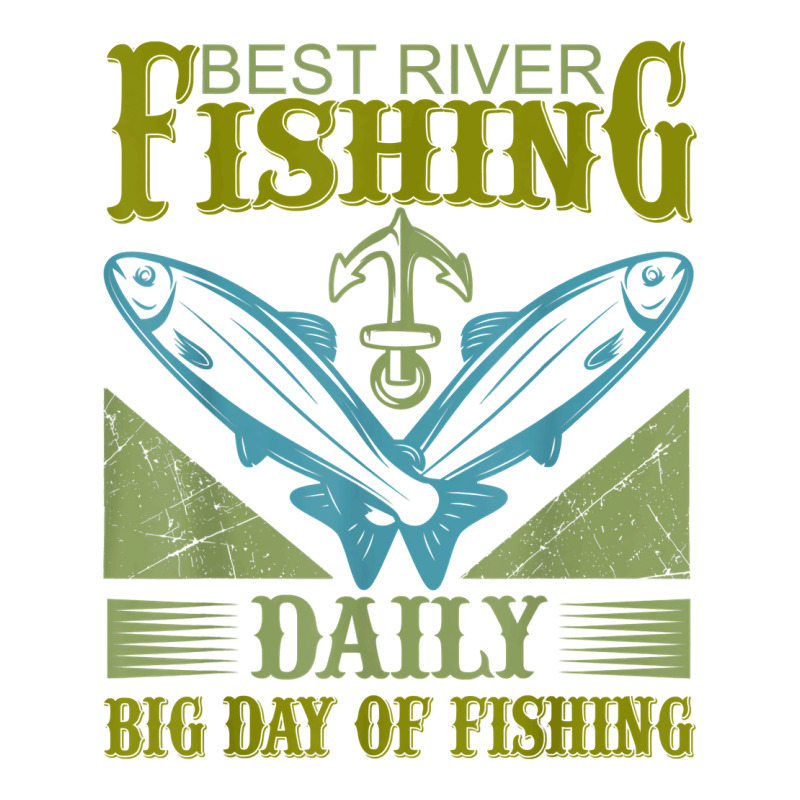 Best River Fishing   Daily Big Day Of Fishing T Shirt 5 Panel Snapback Cap | Artistshot