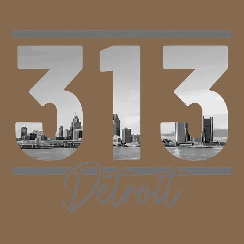 Detroit 313 Area Code Skyline Michigan Vintage Pa Trucker Cap by cm-arts | Artistshot