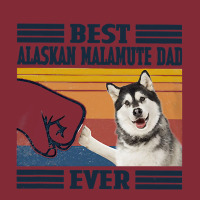 Best Alaskan Malamute Dad Ever Shirt Vintage Father Day T-shirt Basic Backpack | Artistshot