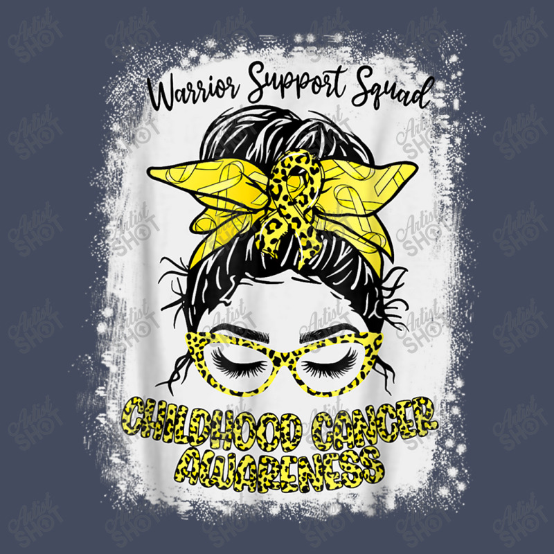 Childhood Cancer Warrior Support Squad Gold Ribbon Messy Bun Nike Dri-fit Cap | Artistshot