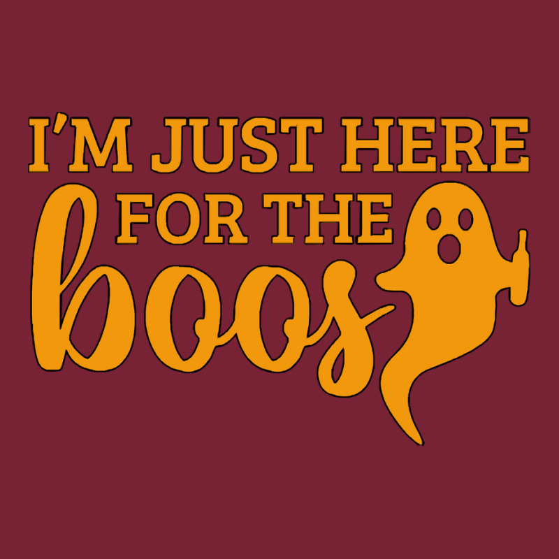 Halloween T  Shirti´m Just Here For The Boos Ghost Orange Color Text Nike Dri-FIT Cap by nancybackground | Artistshot