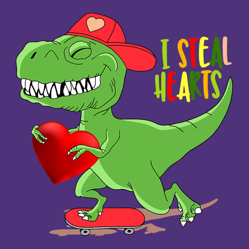 I Steal Hearts Tshirt Valentines Day Dinosaur Boys Kid (34) Nike Dri-fit Cap | Artistshot