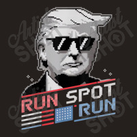 Run Spot Run, Funny Quote Debate Trump Kamala Elec Tank Top | Artistshot