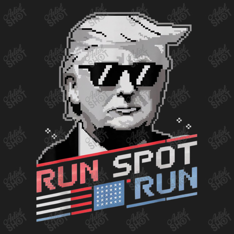 Run Spot Run, Funny Quote Debate Trump Kamala Elec Classic T-shirt | Artistshot