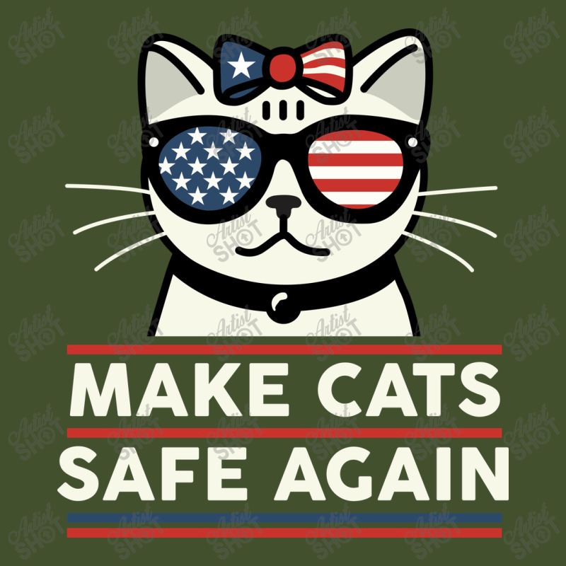 Make Cats Safe Again Sun Shade Cap | Artistshot