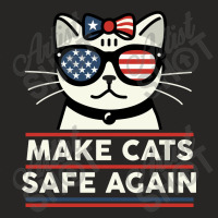 Make Cats Safe Again Ladies Fitted T-shirt | Artistshot