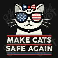 Make Cats Safe Again Scorecard Crop Tee | Artistshot