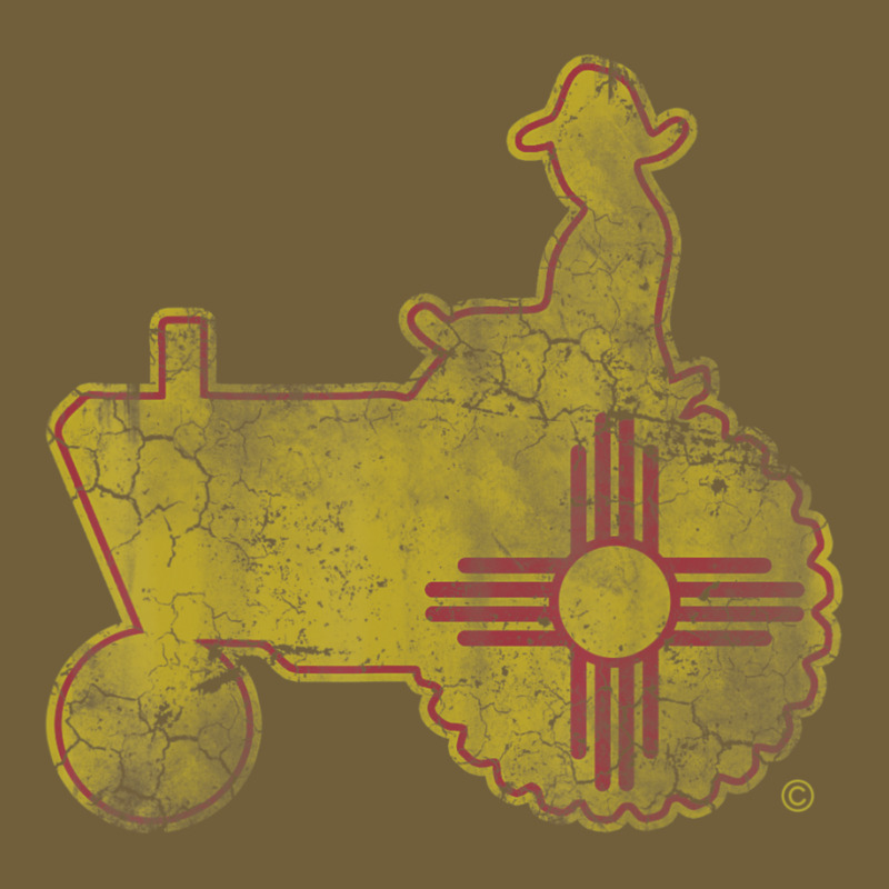 New Mexico Farmer Tractor Flag Retro Trucker Cap by Mata Gibson | Artistshot