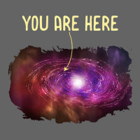 You Are Here Milky Way Galaxy Astronomy Funny Tees Retro Trucker Cap | Artistshot