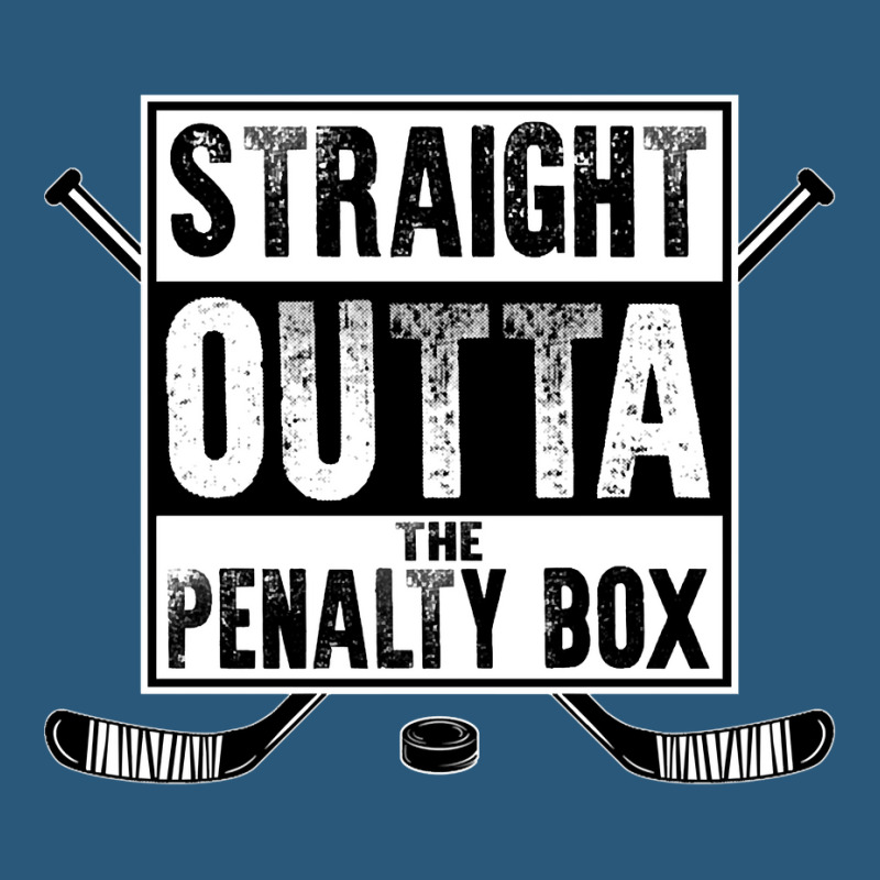 Ice Hockey Player Gift Straight Outta The Penalty Box Pullover Hoodie Retro Trucker Cap by cm-arts | Artistshot