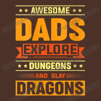 Womens Awesome Dads Explore Dungeons And Slay Dragon Rpg V-neck Retro Trucker Cap | Artistshot