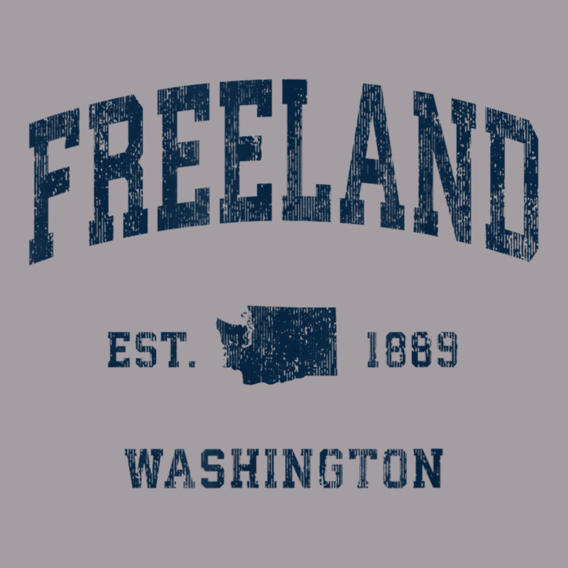 Freeland Washington Wa Vintage Athletic Navy Sports Design Seamless Cap by Stunner | Artistshot