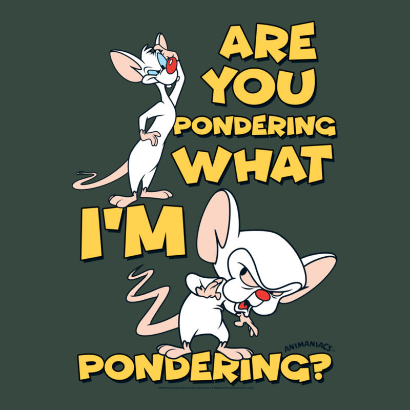 Pinky And The Brain Pondering Long Sleeve T Shirt Seamless Cap | Artistshot