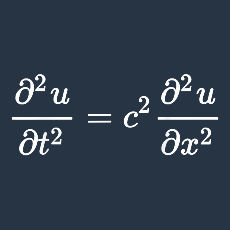 D'alembert Wave Equation In 1d, Physics And Science T Shirt Yupoong Trucker Cap by chicoavsmaydav | Artistshot