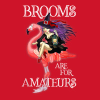 Brooms Are For Amateurs Funny Witch Riding Flamingo T Shirt Yupoong Trucker Cap | Artistshot