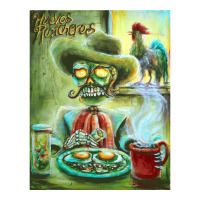 Huevos Rancheros  By Artist Heather Calderón Premium Scoop Yupoong Trucker Cap | Artistshot