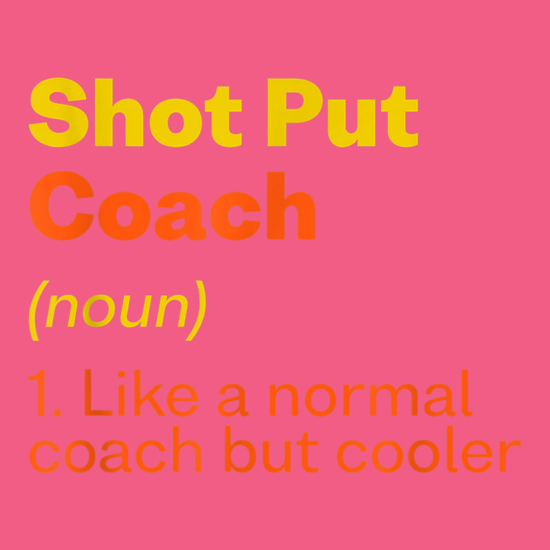 Shot Put Coach Definition Funny Track And Field Humor Foam Snapback hat by Kaiser | Artistshot